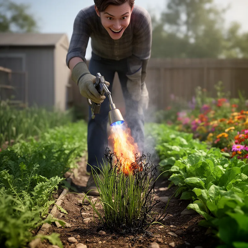 to burninate the weeds