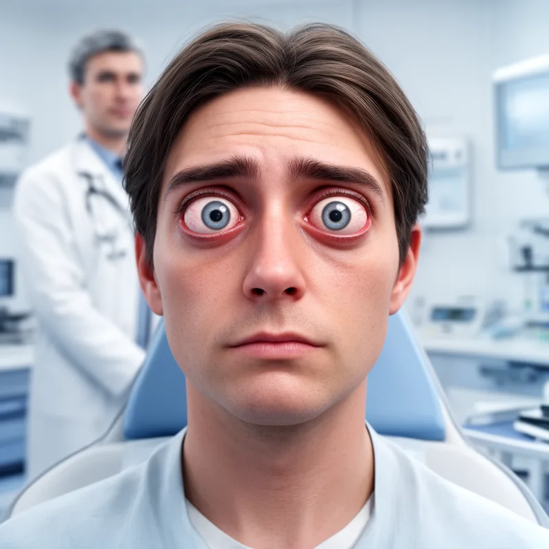 exophthalmic