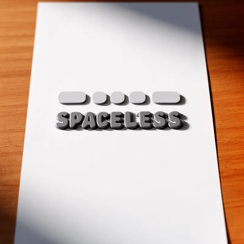 spaceless