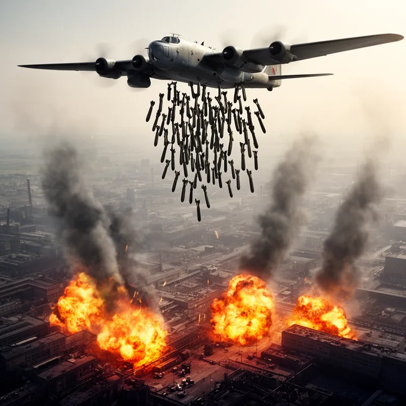 to carpet bomb