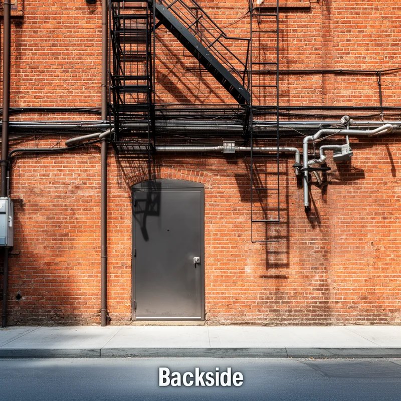 backside