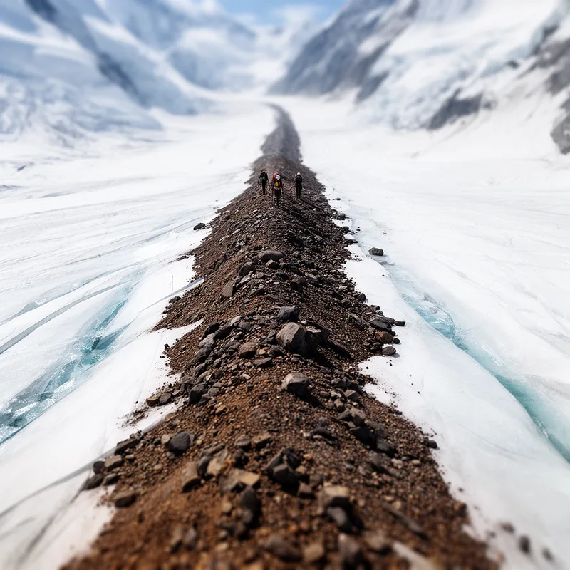 supraglacial moraine