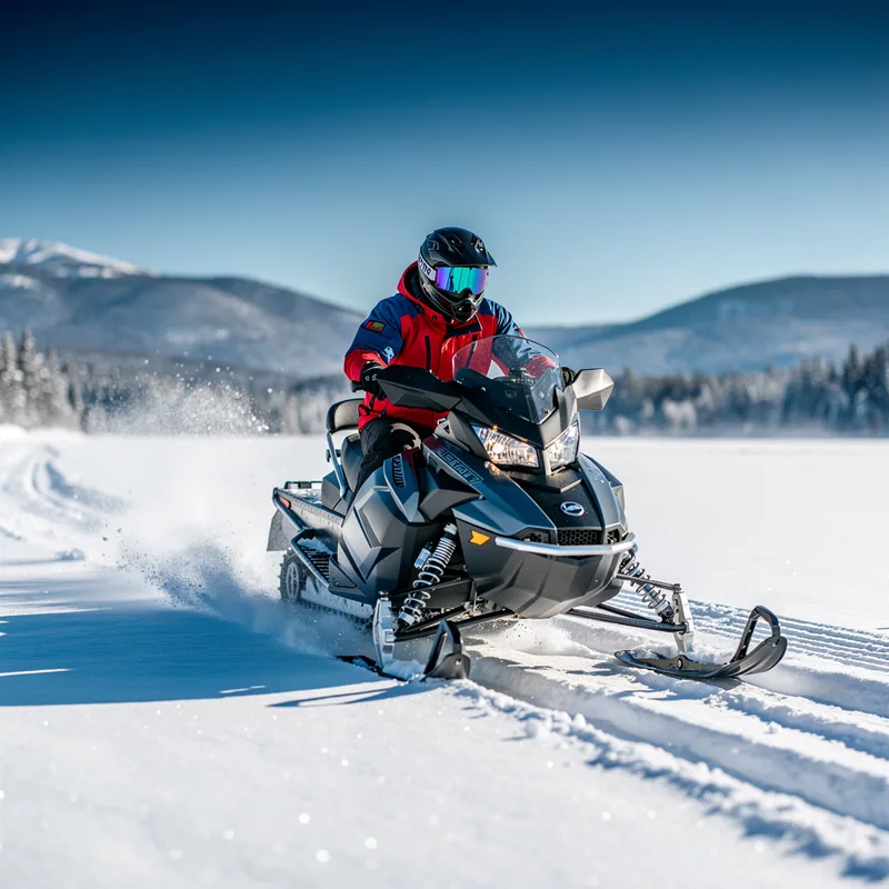 snowmobiling