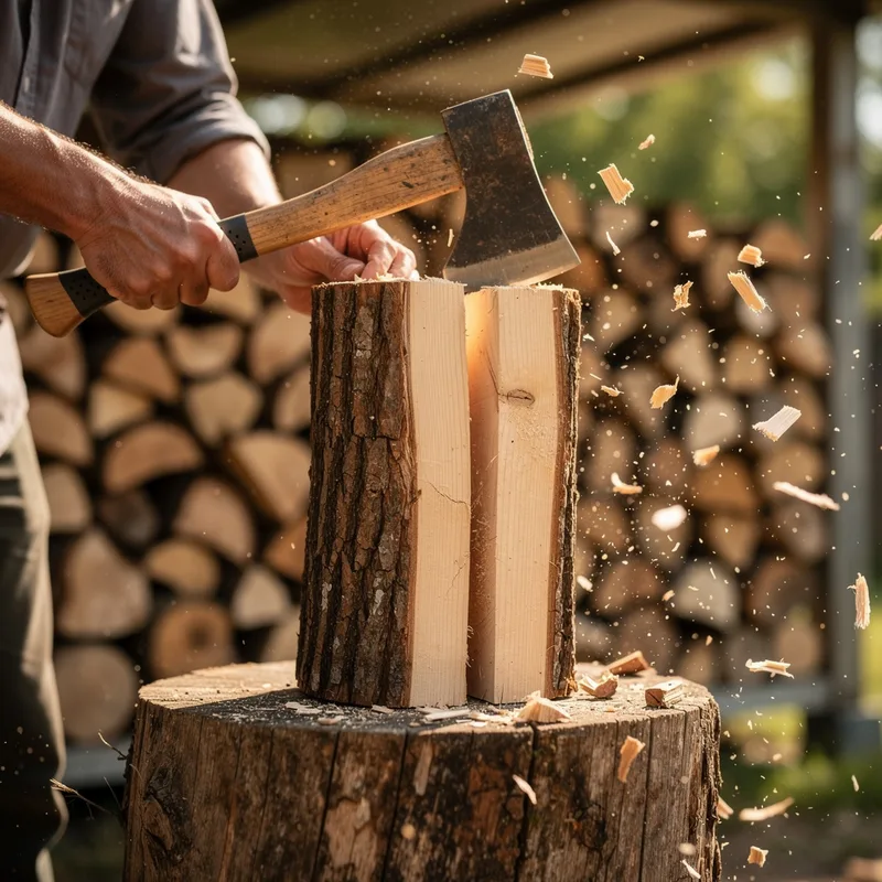 to chop the wood