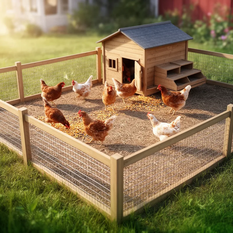 hen yard