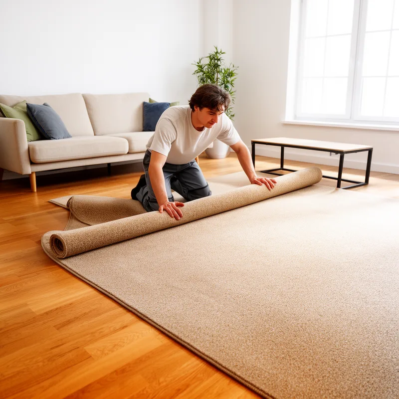 to carpet the living room