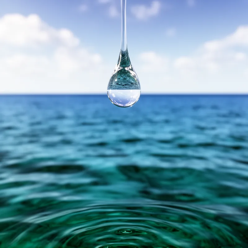 drop in the sea